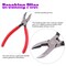 3Pcs Heavy Duty Glass Running Pliers, Breaker Grozer Pliers and Grip Oil Feed Glass Cutter Kit, Professional Stained Glass Cutting Tool with Extra Rubber Tips Perfect for Stained Glass Work
